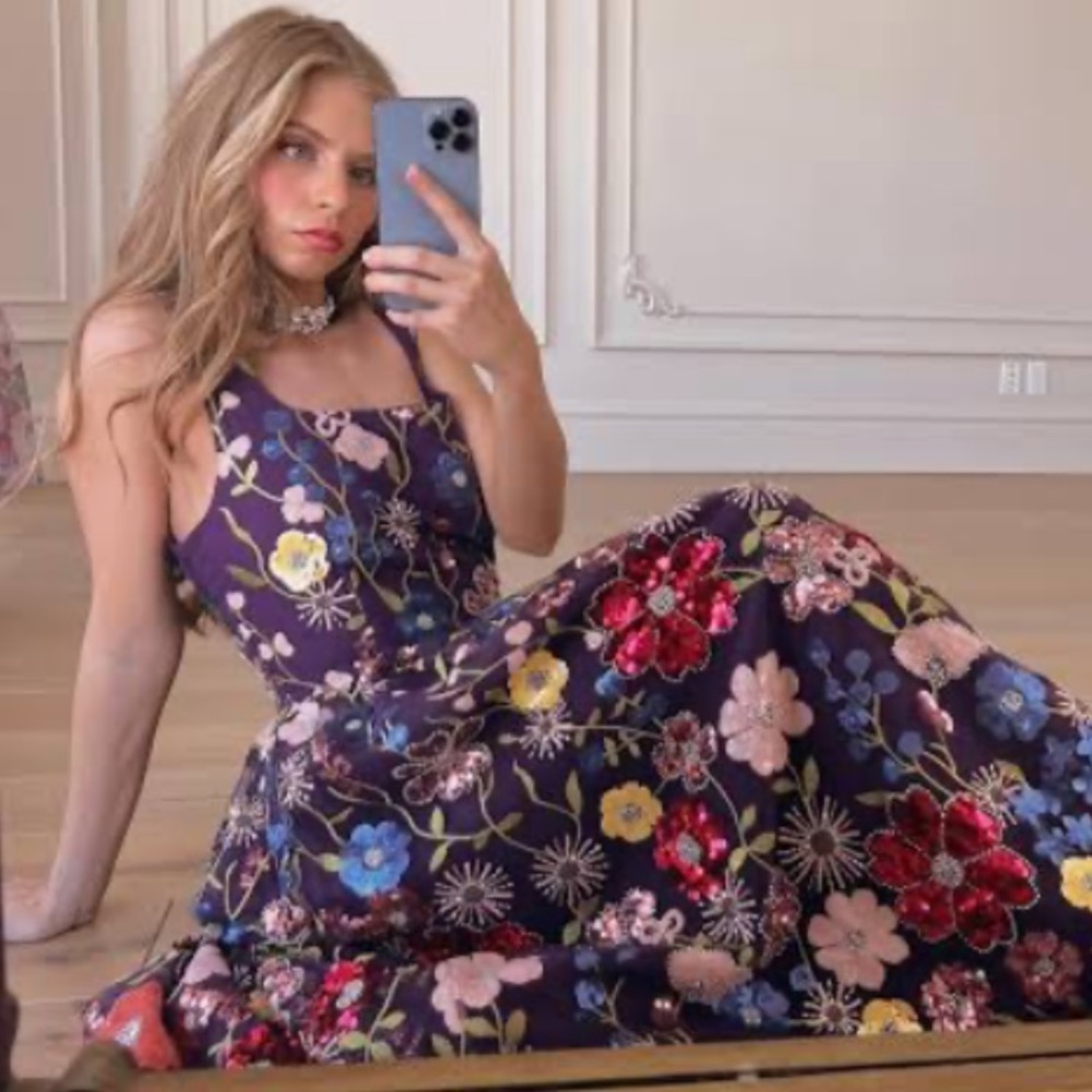 NWOT JessaKae Jasmine Floral Maxi Dress